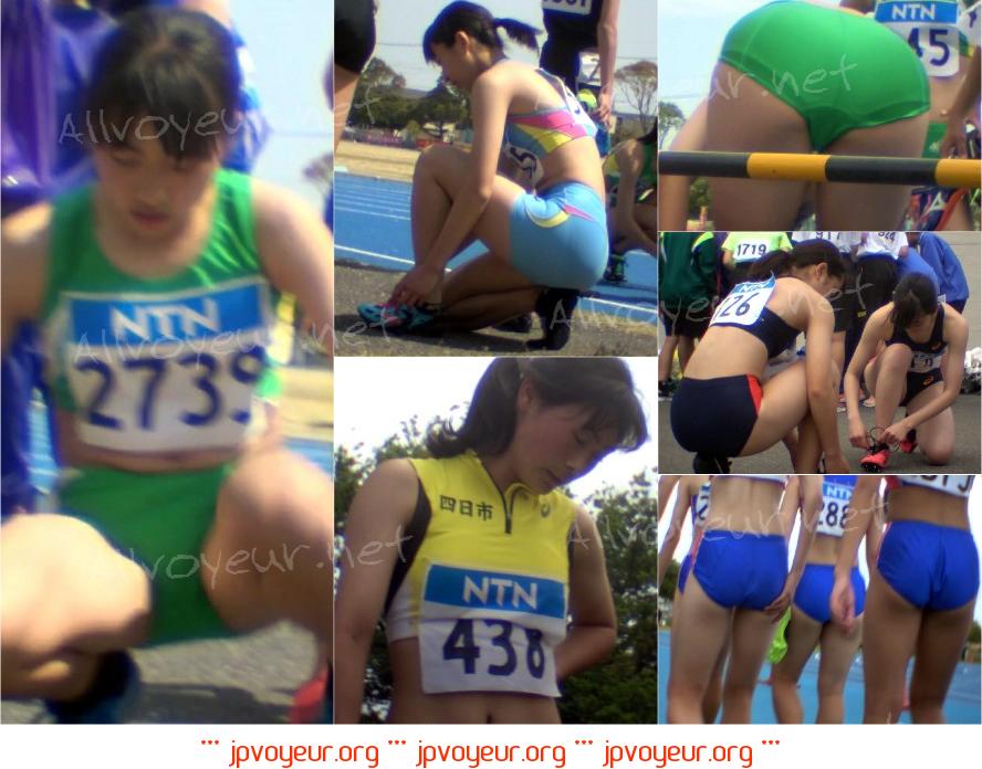 陸上女子達をエロ目線で