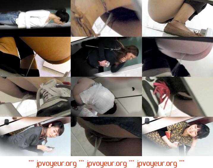 10人の排●シーンを上から拝見