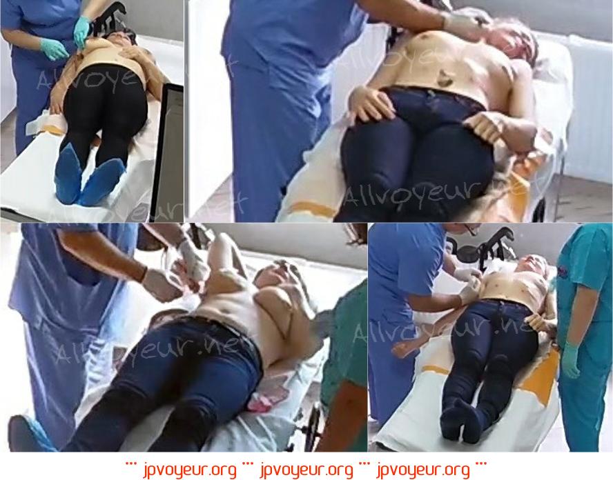 Breast exam in clinic USA 2