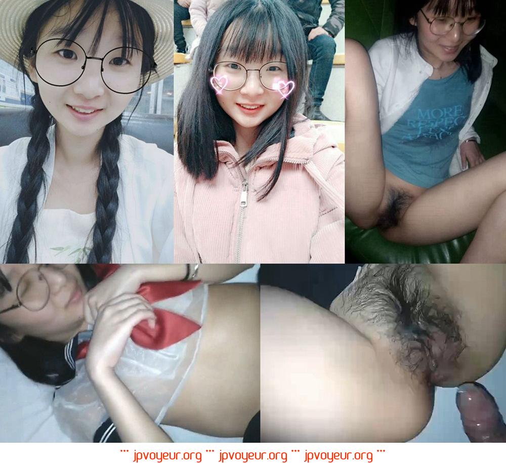 셀카 찍는 여학생