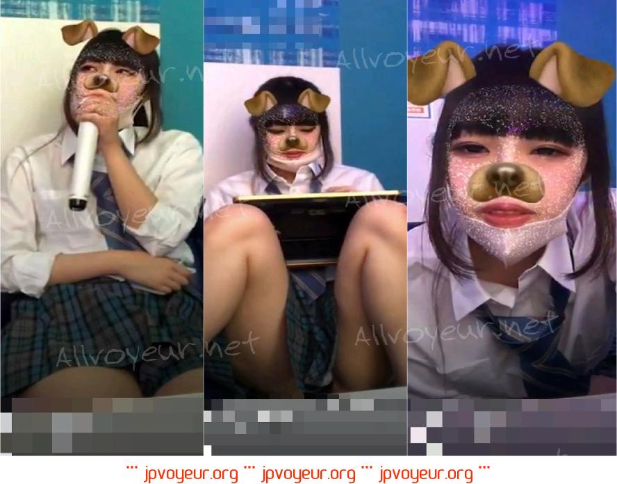 青チェのイン ⚫︎タLIVE　女子〇生　開脚モロぱん