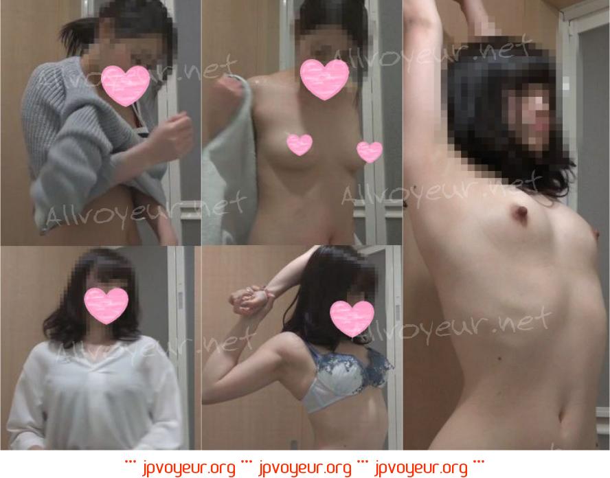 【民泊着替え】スレンダー美人若奥さんと人妻のエロさ全開の巨乳奥様 －78、79人目－