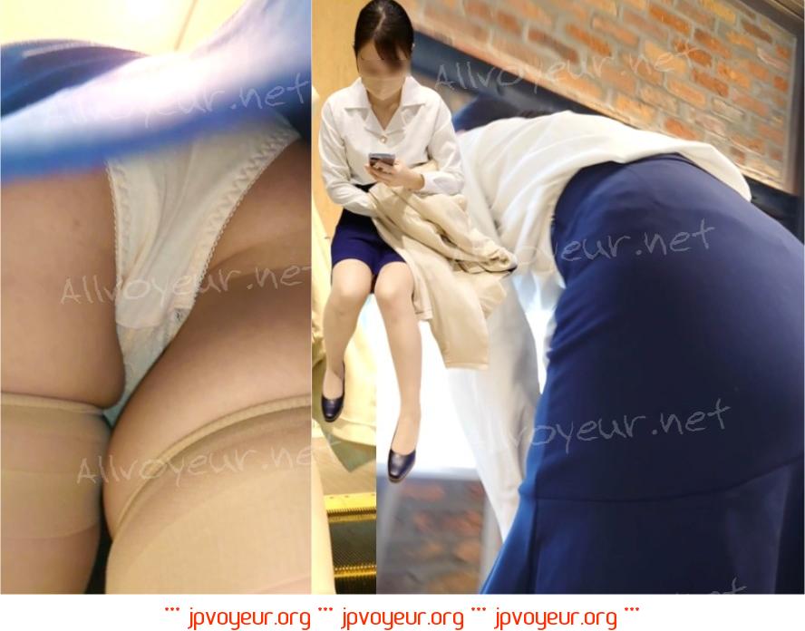 良いとこ育ち ？水玉スカートが揺れるお嬢ちゃんのパンチラ