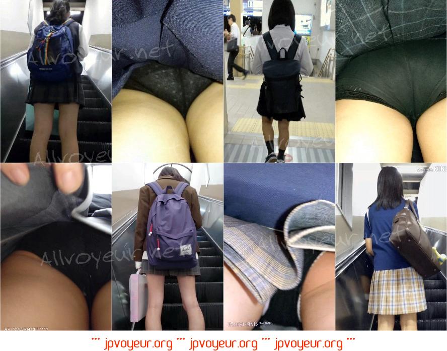 けしからん 、エスカレーターで盗撮を警戒して最後尾に乗るような娘には悪戯part.11【PC用・縦動画】