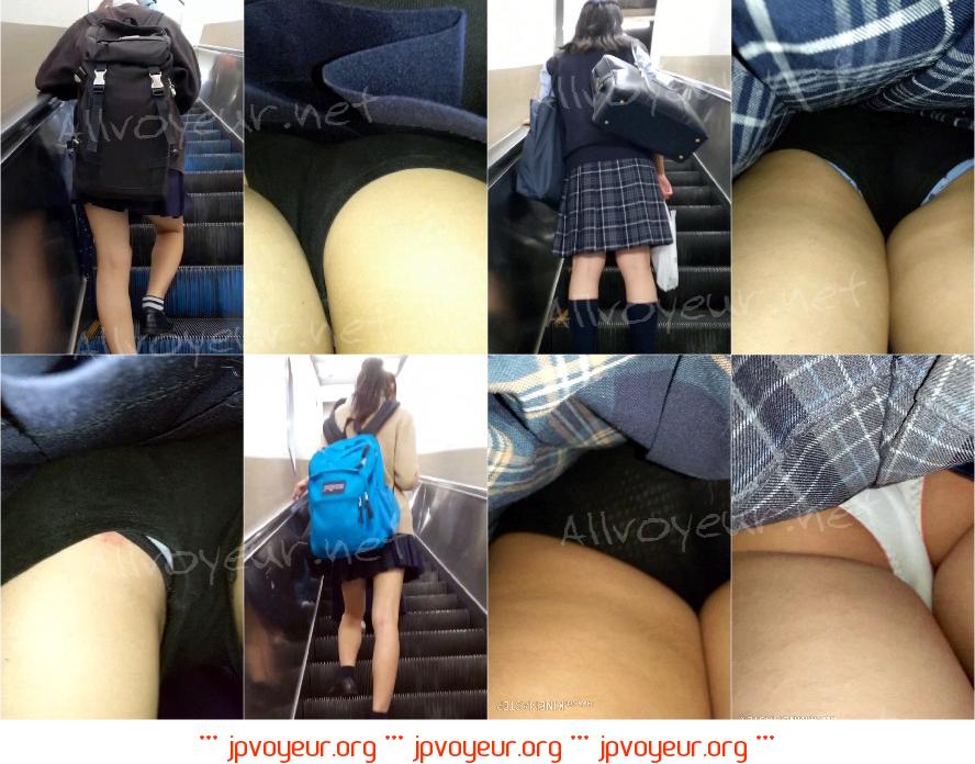 けしからん 、エスカレーターで盗撮を警戒して最後尾に乗るような娘には悪戯part.11【PC用・縦動画】