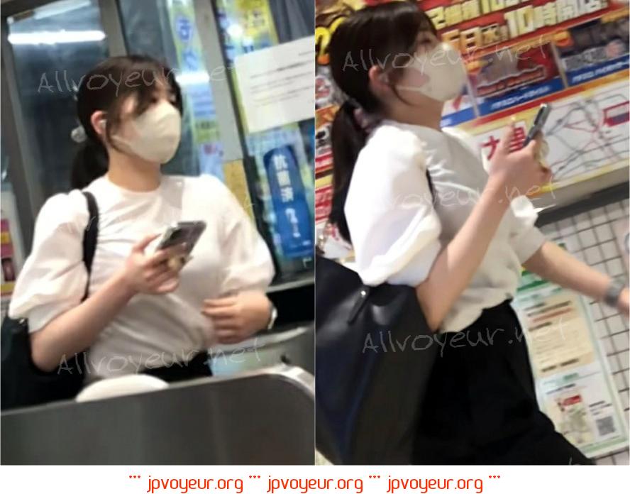 【すぐそこの眺め63】セクシーＯＬのＧ カップおっぱいを至近距離で ！