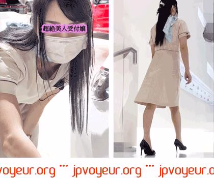 高級ディーラーの超絶美人受付嬢さん...キワッキワのTバックにやられました...