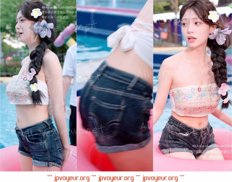 4K 比基尼泳装 天目湖水世界 #龙虾 拍摄花絮 网红车模 아주르 레인 수영복 비키니 swimsuit bikini アズールレーン 비키니 룩북