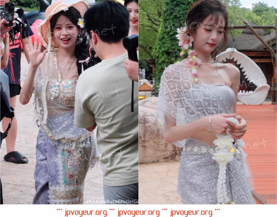 4K 比基尼泳装 天目湖水世界 #龙虾 拍摄花絮 网红车模 아주르 레인 수영복 비키니 swimsuit bikini アズールレーン 비키니 룩북