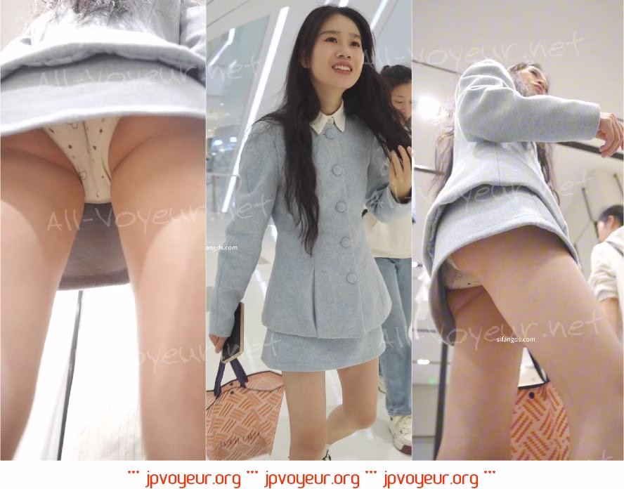(BC-AA-480) 洋服店でミニスカートとスーツ姿の美女に遭遇…手すりにもたれかかり、完璧なアングル。