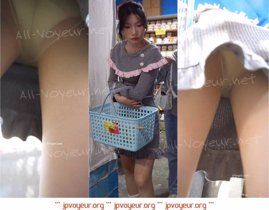 (BC-AA-480) 洋服店でミニスカートとスーツ姿の美女に遭遇…手すりにもたれかかり、完璧なアングル。