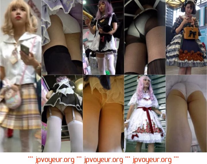 コミックマーケット コスプレ 美人レイヤーさんのミニスカコスプレ コミケ 谷間＆純白パンチラ