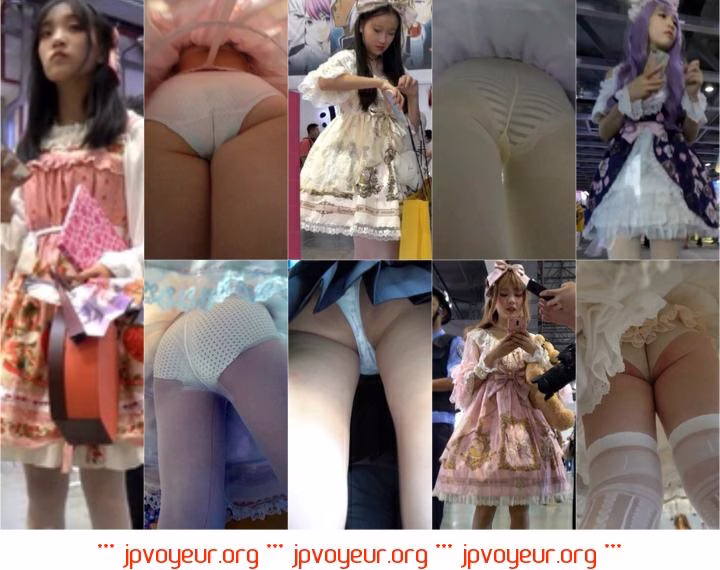 コミックマーケット コスプレ 美人レイヤーさんのミニスカコスプレ コミケ 谷間＆純白パンチラ