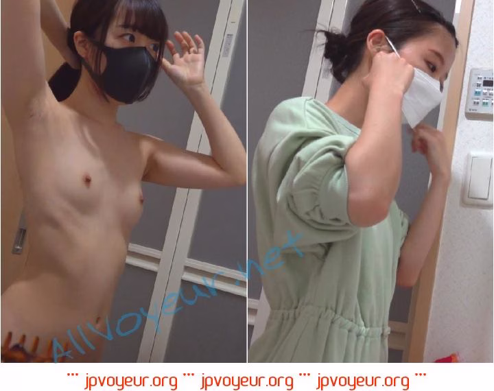 【民泊着替え】日焼けおっぱい女子大生＆妖艶パパ活風美女　170、171人目