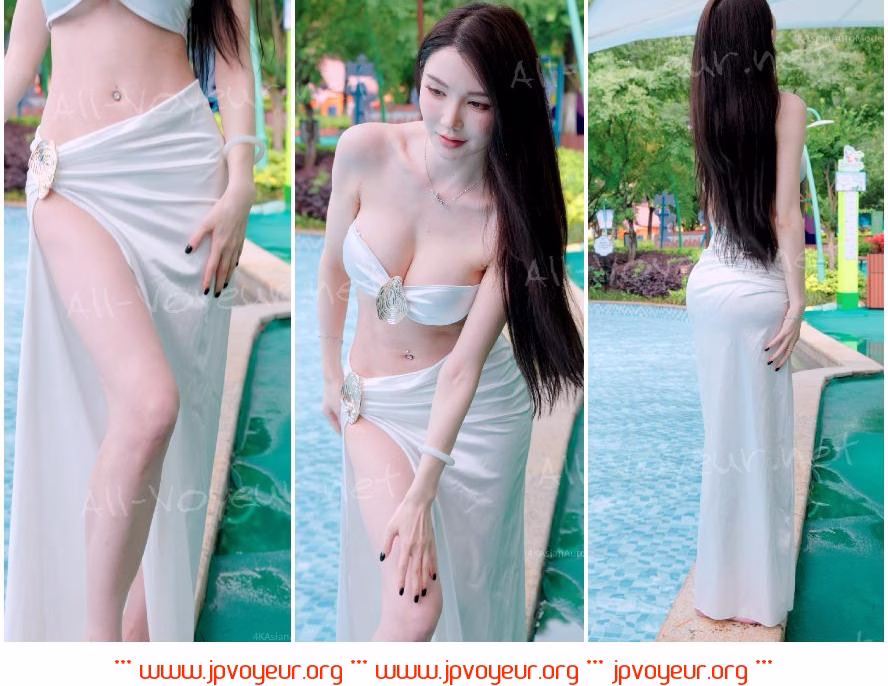 4K 比基尼泳装 网红车模 아주르 레인 수영복 비키니 swimsuit bikini アズールレーン #梦希 비키니 룩북 (5)