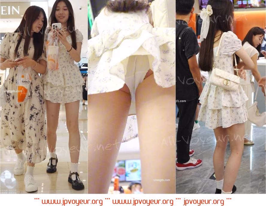 (BC-AA-492)通透白裙美女似乎没穿内衣..透心凉CD微透白内[某房原版]