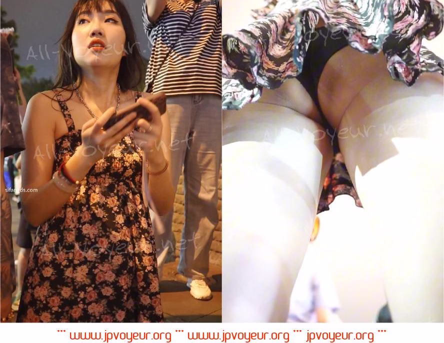 (BC-AA-495)吊带花裙美女景点拍照..跟拍窄内屁股黑了一大块[某房原版]