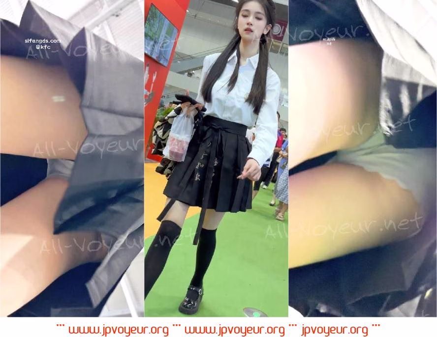 【KFC】白领少妇下班买奶茶 光腿包臀裙白色内内前后CD[某房原版]