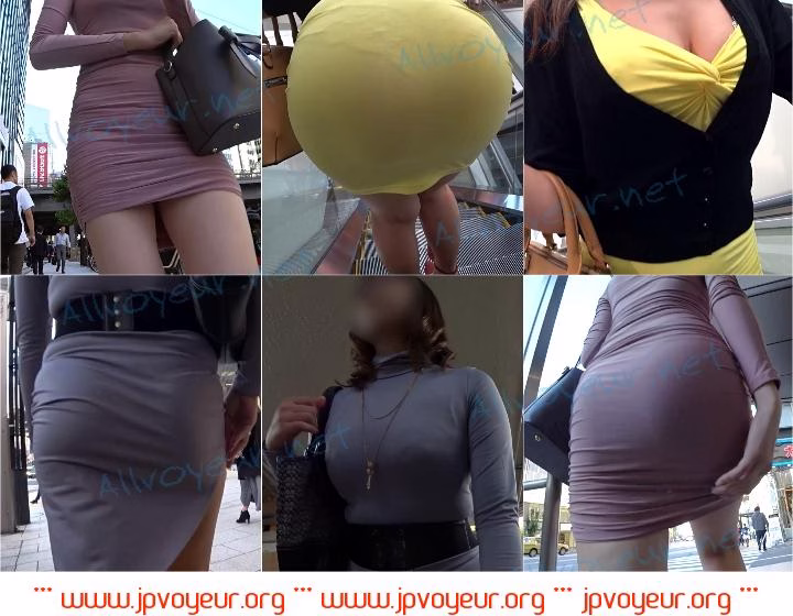 【乳首モロ見え】【前編】ぶるるんHカップ爆乳ノーブラ美女♪あまりのデカ乳に勃起乳首がハミ出ちゃいました(笑)