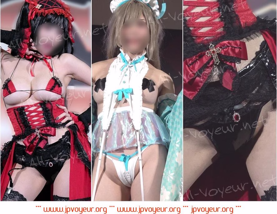 露出大好き！なエロエロコスプレイヤーさんイベント撮影会 (葬●のフリー●ン シスターver 編)