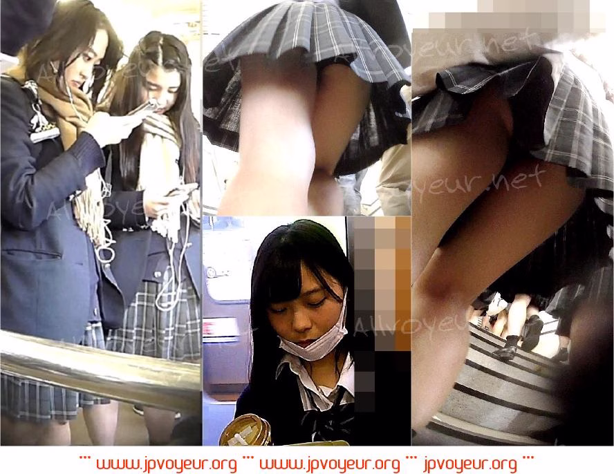 【再販】周囲の視線が釘付けになった無防備女子の食い込みパンツまる見え対面盗撮パンチラ