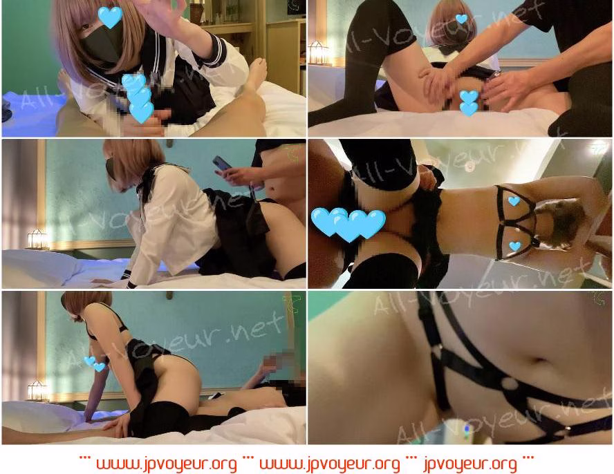 【再販】【断れない性格の専門学生②】セーラーの下にエッチな下着着せてみた
