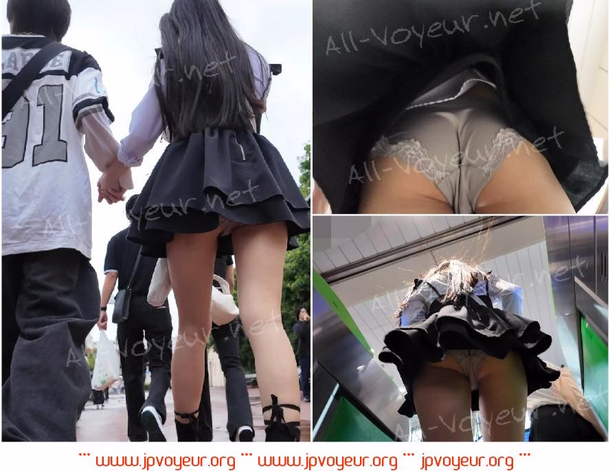 56超ミニスカ強風で丸見え [2GB]