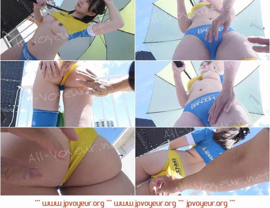 超高画質FHD動画 隙だらけの某W〇dsSportレースクイーンちゃんおっぱい丸出しでカメコに過剰な大サービス