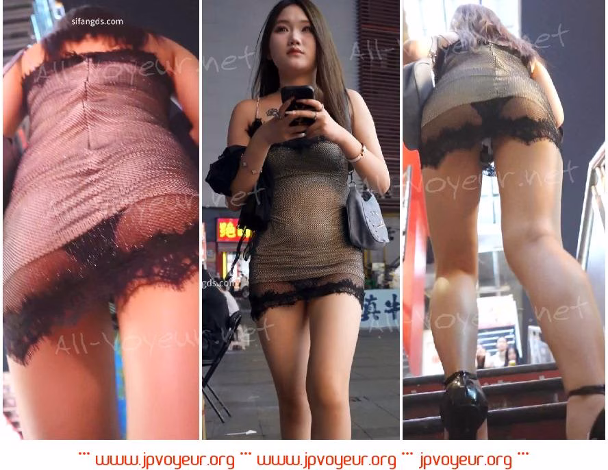 (BC-AA-517)超短蕾丝裙美女..透明肉丝花纹裆部性感丝滑好想摸