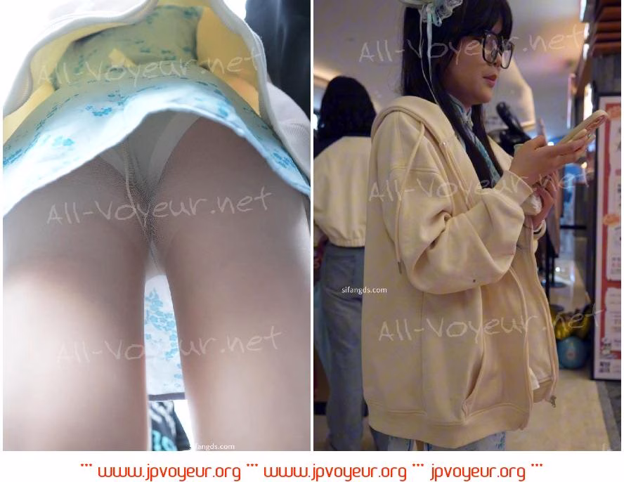 (BC-AA-524)小姐姐逛街笑容甜美..多次弯腰被CD微透白内