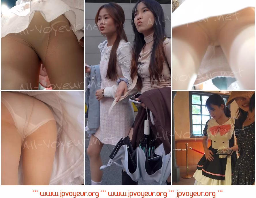(BC-B-219)丁字裤6部合辑..牛仔裙美女疑似无内..外纯内骚jk