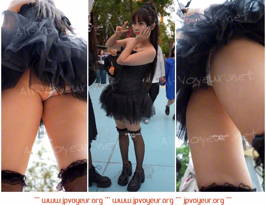 ツインテールの可愛いメイドさんとデート。サイドヘアーを露わにしてカウンターライトにスカートを照らされて