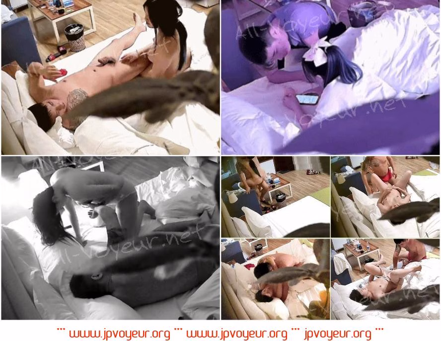 ホテルの現実❤️魅力的な若い女性とタトゥーの強い男性のセックスパートナーは、短いセックスの前に一晩中インクを塗ります