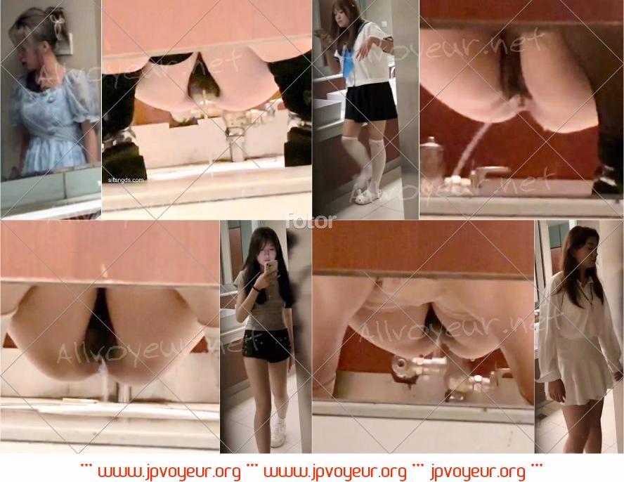 マスターはショッピングモールの女子トイレに忍び込んで盗撮しました❤️美女がおしっこをしながらジーンズを試着していました。先にトイレに行かなければならなかったのです。