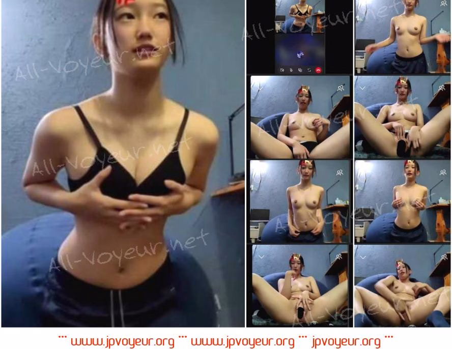 素人激かわ美乳パイパン美女のアへ顔オナニー