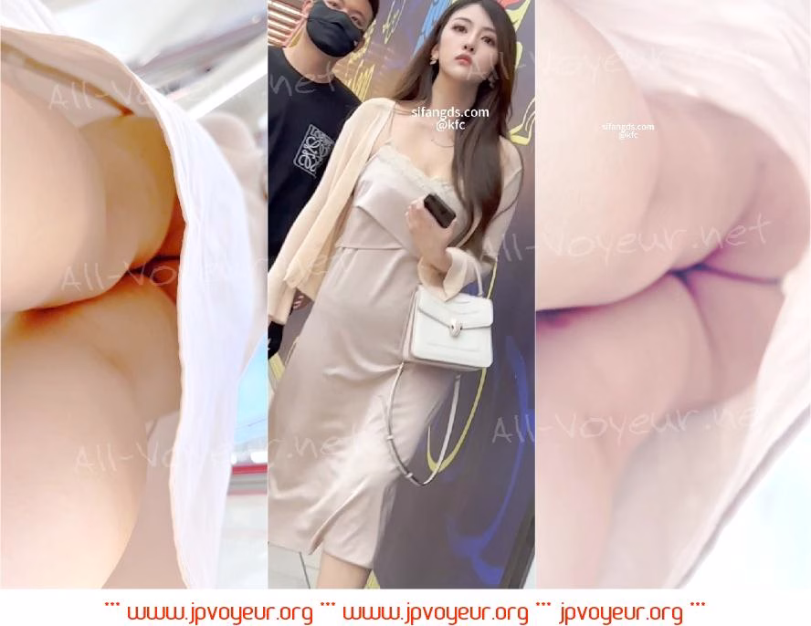 ✅Douyinに出演したネットセレブの女性は、ローカットのスカートを履いて甘い笑顔を浮かべていた。極薄の下着からは黒髪が露わになっていた。