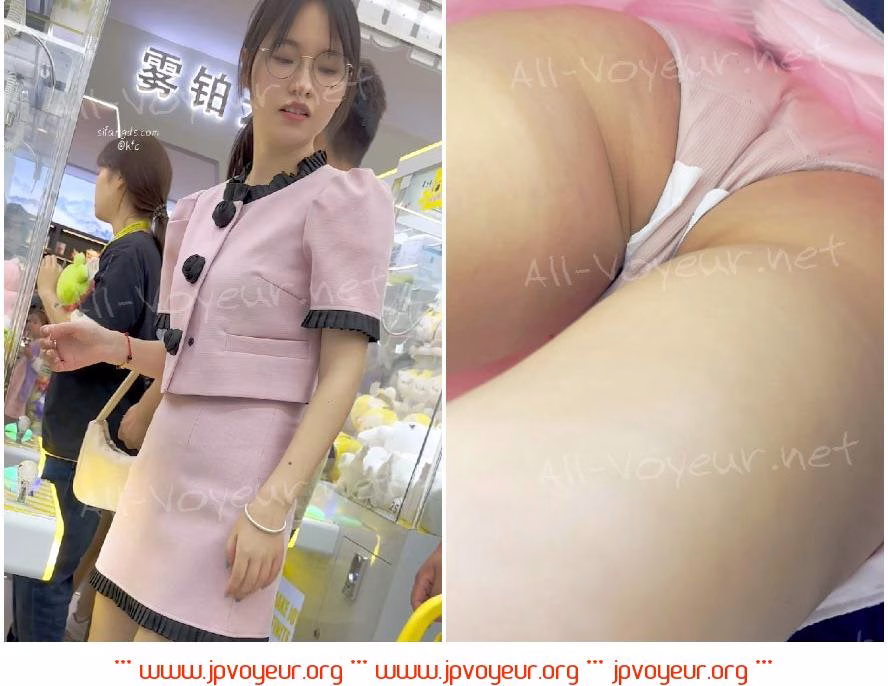 【KFC】两姐妹逛街买奶茶。长裙下穿着同款蓝色内一箭双雕