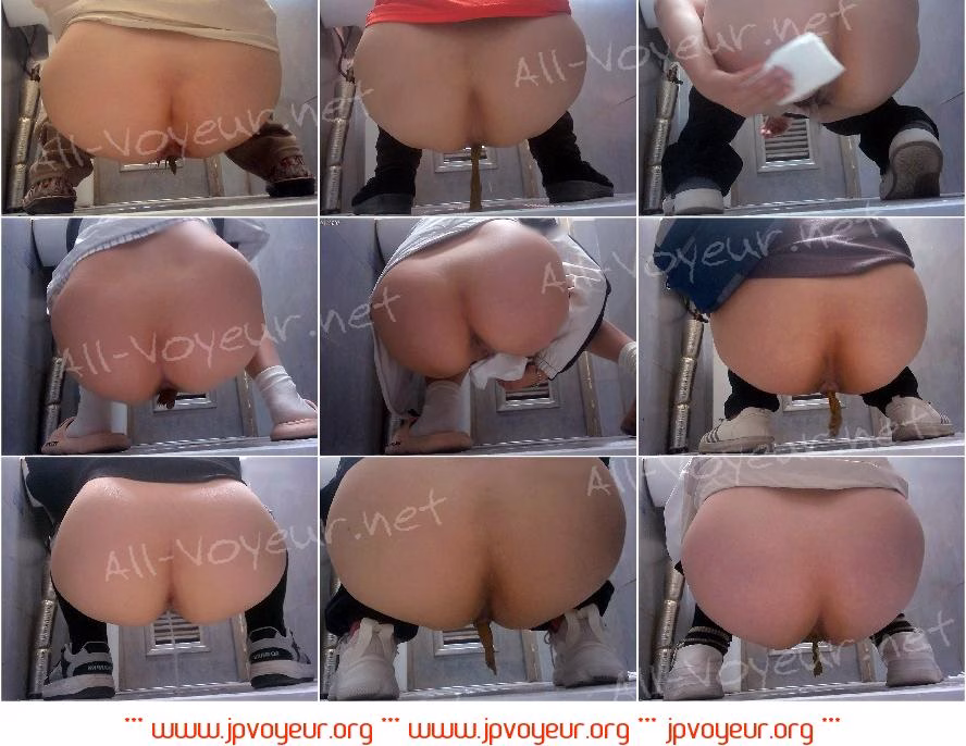 【厕拍】全景前拍 打开双腿尿尿 阴唇清晰展示