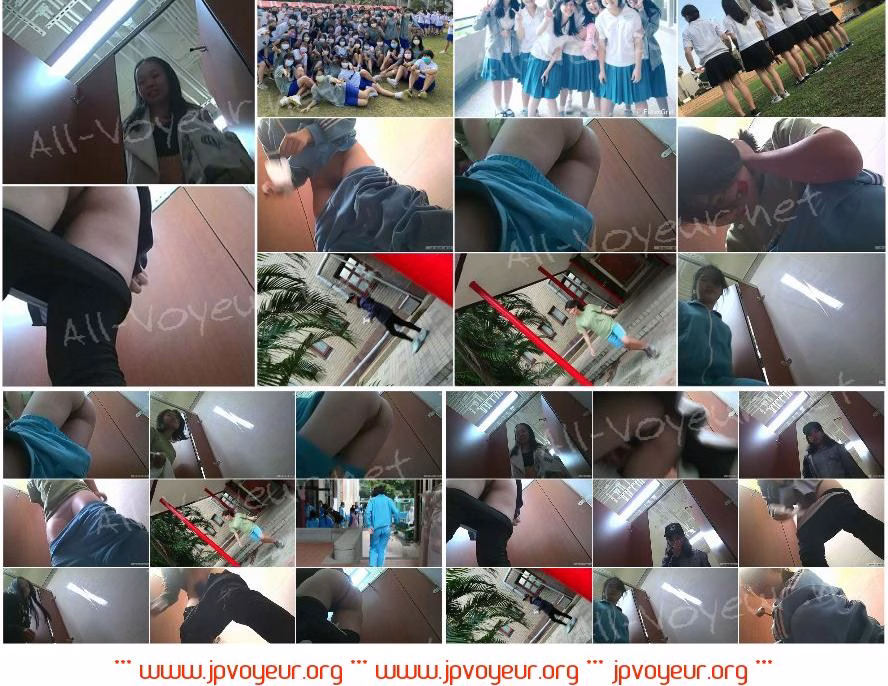 キャンパスパノラマダブルレンズトイレ撮影カフェテリア女子トイレ夕食後の学生グループが小便をする