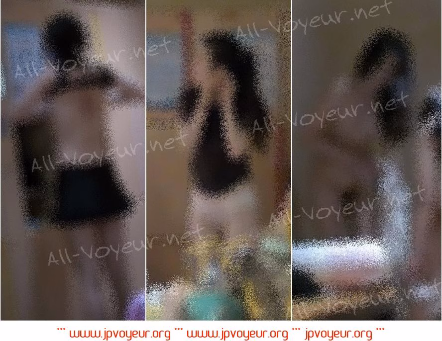 トイレの固定カメラが女子生徒がおしっこをしたり着替えたりする様子を撮影した