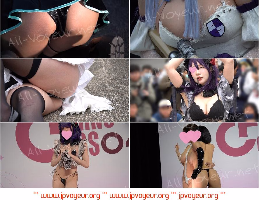 デカ乳、ハミ尻なんでもあり！コスプレイベントはエロの万博！　コスイベ撮影35