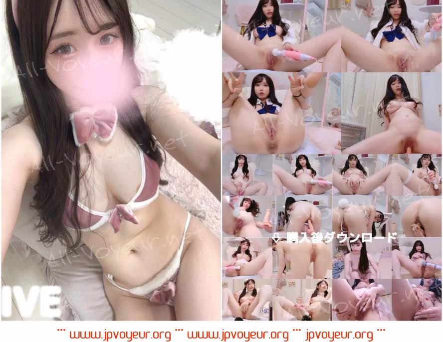 フォロワー18万の美女、ライブチャットオナニー、追加5配信
